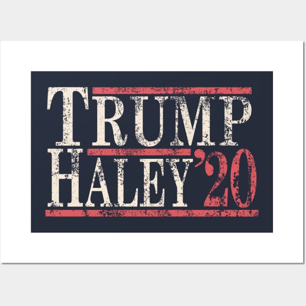 Trump Haley 2020 Wall Art by Etopix